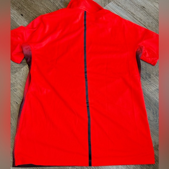 Nike Men's Red Dri-FIT Polo - Picture 4 of 4